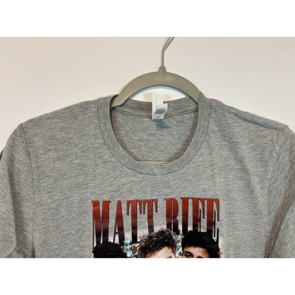 Matt Rife Casual Canvass Print T-Shirt Gray Unisex Size Medium - Picture 2 of 13